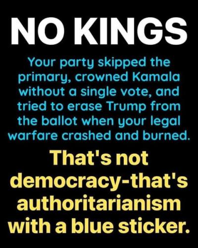 No kings democrats