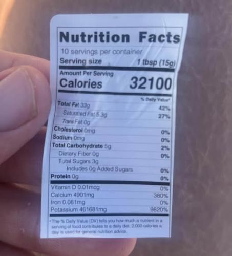 thats alot of calories