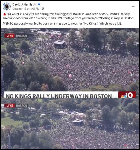 NO KINGS RALLY FRAUD