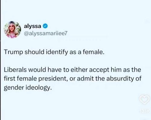 identify as female
