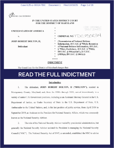Bolton Indictment