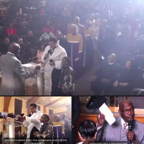 Apparently she pledge $2,000 but fell short