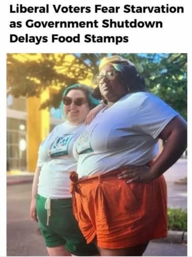 Liberal voters fearing starvation