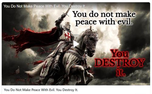You do not make peace with evil screenshot