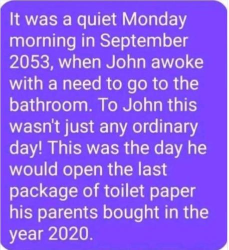toilet paper
