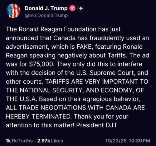 DONALD J TRUMP TARIFFS