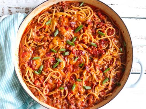 cowboy-spaghetti-recipe-8634556fabeveryday4x3-8371b8d96a56486e9e25f7fe207d530e