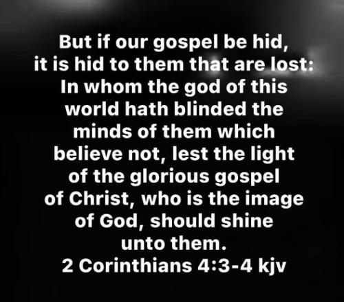 100825 - Gospel lost 2 Cor 4-3,4