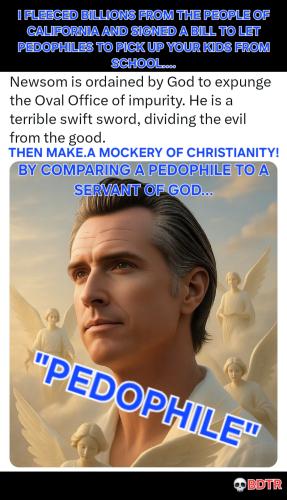 Newsomesatanicpedophile