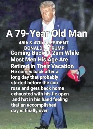 45th & 47th U.S. PRESIDENT,  DONALD J.  TRUMP