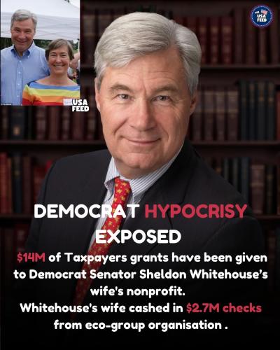 Wow! I bet you that's funneled through N.G.O.