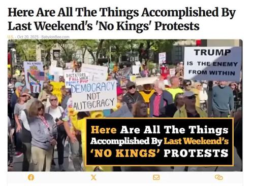 No Kings Protests