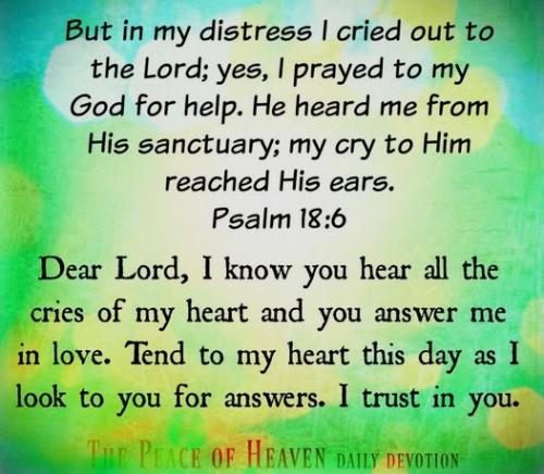 102725 - In my distress Ps 18-6