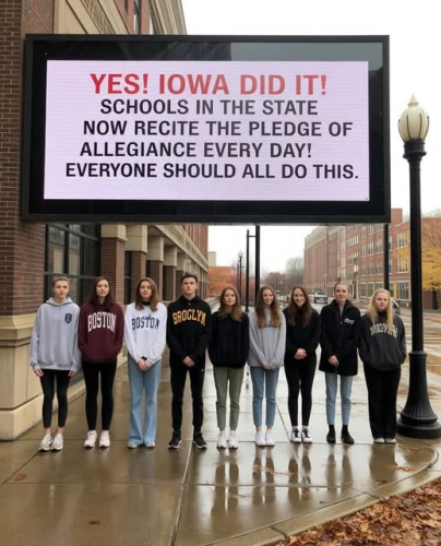 Iowa Pledge of Alliegence
