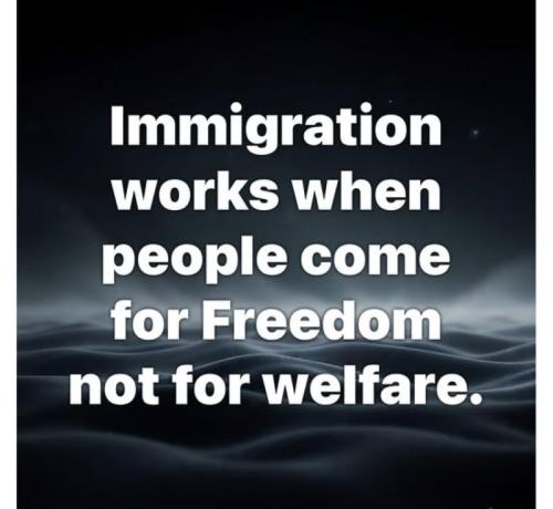 Freedom Not Welfare