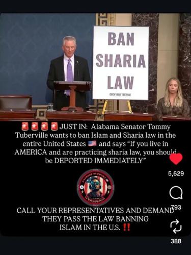 SHARIA LAW BAN