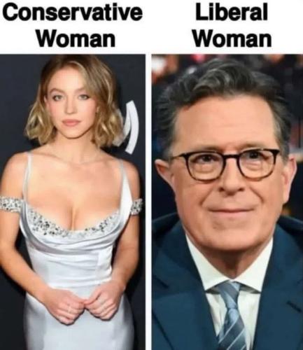 conservative woman vs kiberal woman