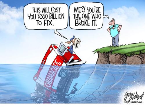 OBAMACARE DEMS BROKE IT