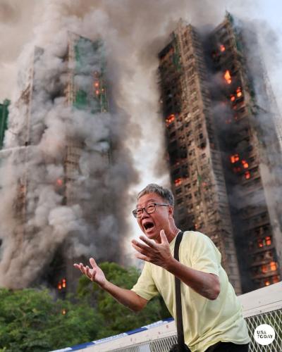 32 story apart complex 7 of the 8 bldg burning most are elderly