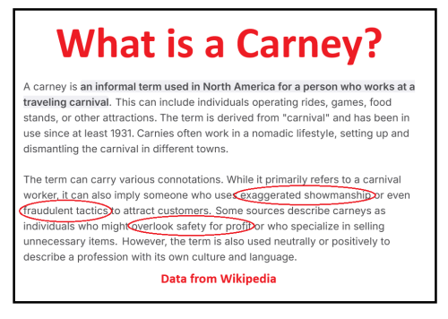 what is a carney