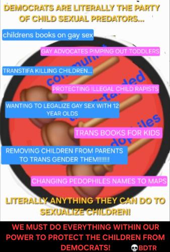 Democrats are pedophiles