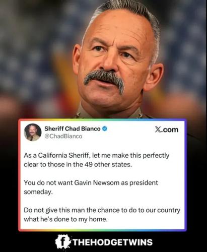 You do not want Gavin Newsom as president someday !