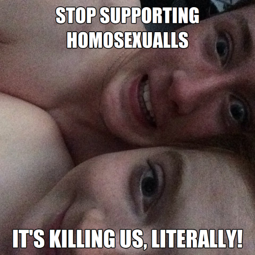 Stop supporting  homosexualls