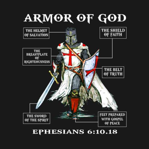 Templar Armor of God T shirt