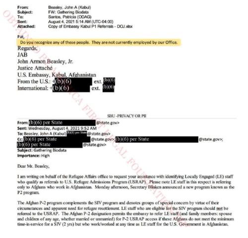 Illegal alien Ramsnullah Lakanwal was not vetted coming here Jan 21, 2021