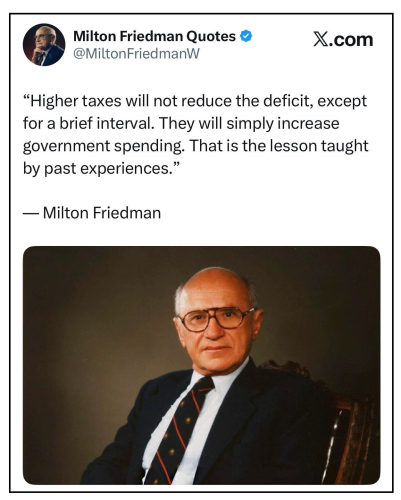 higher taxes