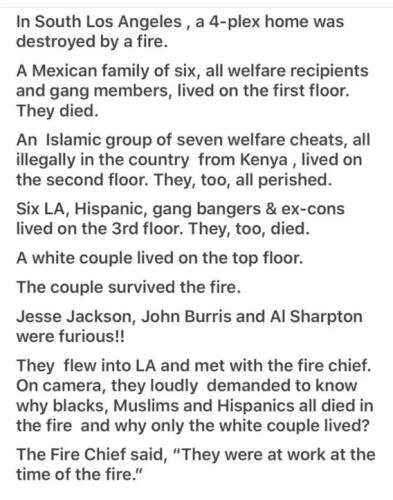 They were at work at the time of the fire !!!!