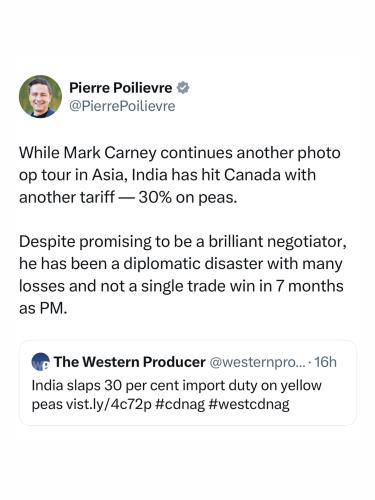 while carney continues