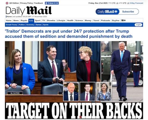 6 TRAITORS DAILY MAIL