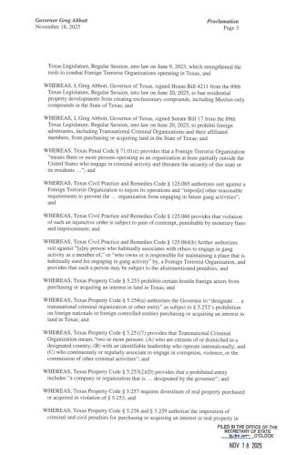 DON'T MESS WITH TEXAS! This prevents Muslims from acquiring lands