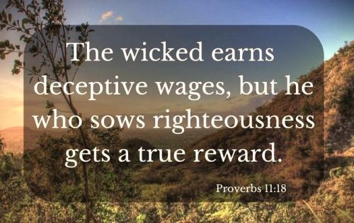 112125 - Wicked earn; Proverbs 11-18