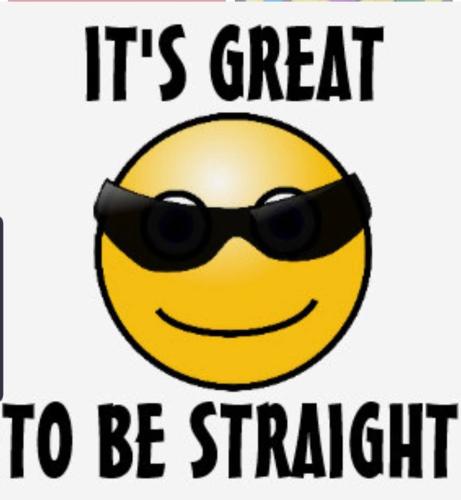 its great to be straight