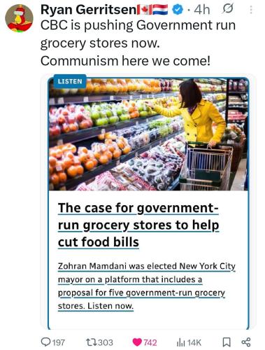 government run grocery dtores