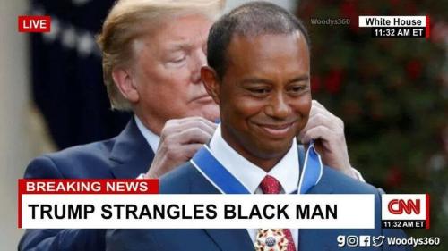 trump-strangles-black-man