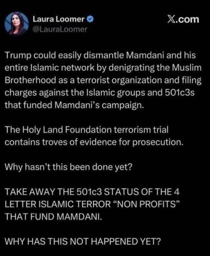 Laura Loomer on Mamdani