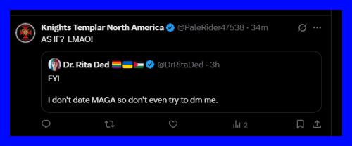 As if twitter screenshot BLUE BORDER