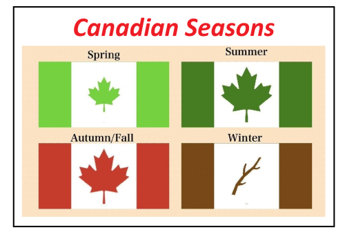 seasons on canada