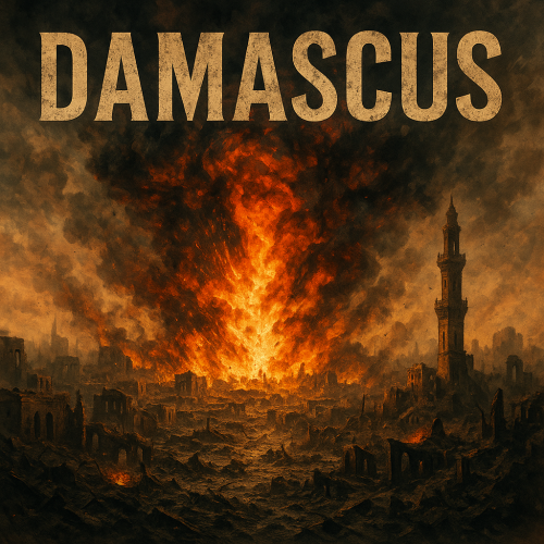 Damascus on fire