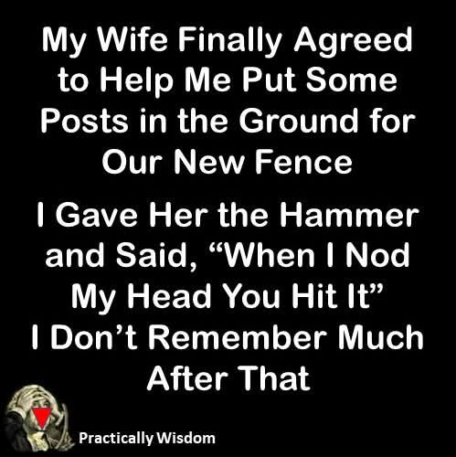 a wife f