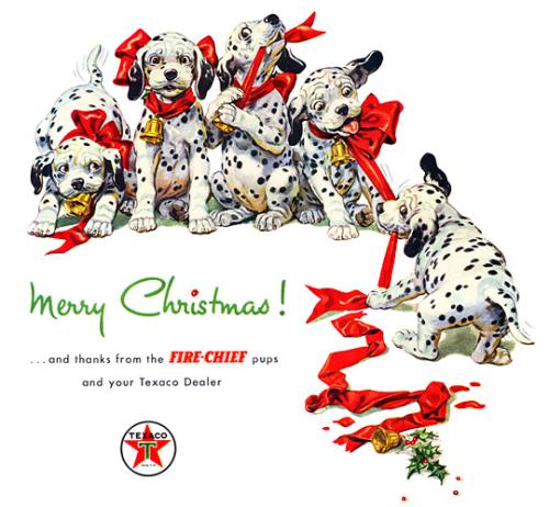 16 - 1952 - Texaco Dalmation Puppies