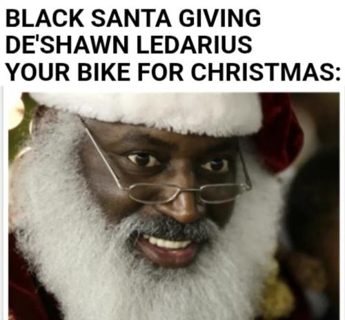 black-santa