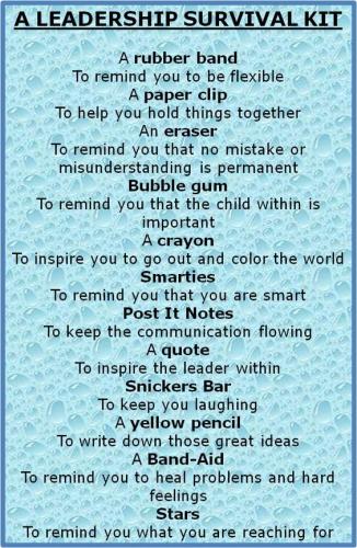 1-Leadership Survival Kit