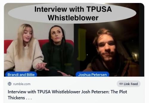 TPUSA Scandal screenshot
