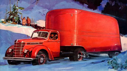 03a - 1939 - International Harvester Semitrailer Truck