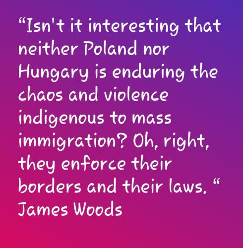 Hail to Poland and Hungary for standing on their ground to enforce law and  their toght border