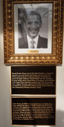 barack obama plaque